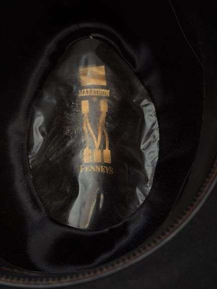 Two pair of spectacles and two men’s hats-Penney’s Marathon size 7 1/8 and Dobbs size 7
