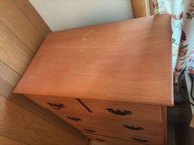 5 drawer Nathan Hale dresser 18D x 30L x 46H