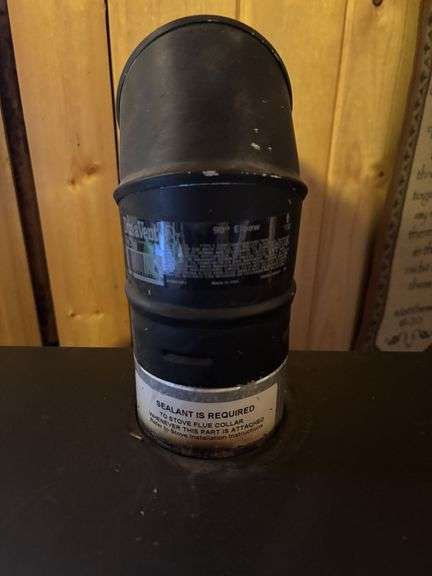 Indoor pellet stove, does include additional stove pipe