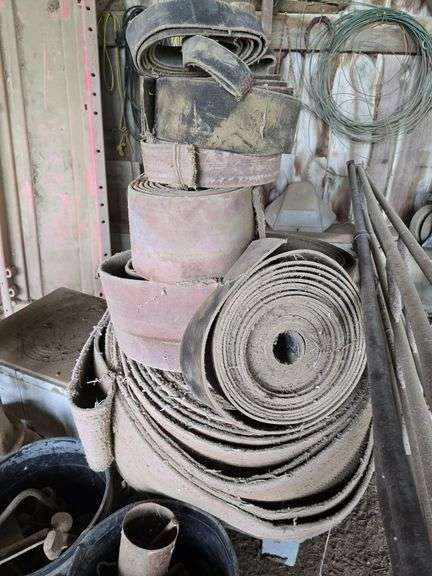 Separator base, large and small  endless belts