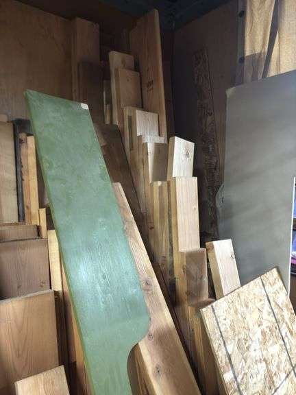 Very considerable quantity of lumber - see all photos as it is all over the shop!
