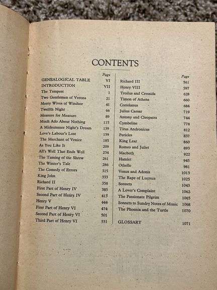 The Complete Works of Shakespeare