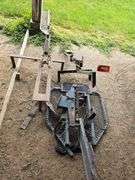 Tree stand and 3 clay pigeon throwers