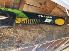 Pair of KASTLE Skiis and boots