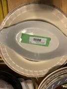 Pie plates, canning jar lids, vintage colander, pampered chef batter bowl, apple peeler