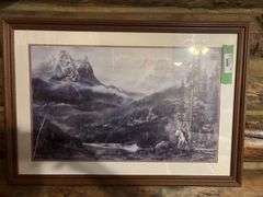Mountain man print