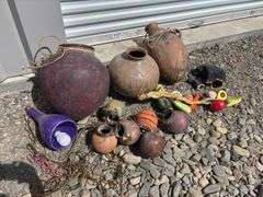 Southwest style pottery pieces