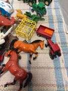 Bag of farm related toys