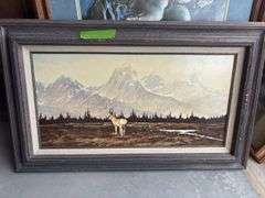 "Teton Splendor" painting by William Zivic 31 x 20
