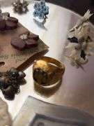 Various costume jewelry, dresser mirror, fingernail sets, watches, etc