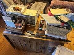Sewing table and lots of sewing items!