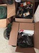 Army surplus clothing, gloves, hats, sleeping bag