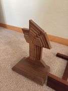 Walnut crosses, largest is Amana 18"