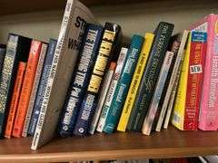 3 shelves of books Please see photos