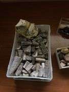 Boxes of rocks