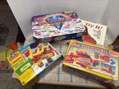 Play Doh McDonalds and Burger King play sets, eletronic Bejeweled Blitz and science kit