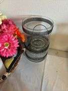 Home decor, angel, eggs, old stick matchbooks, LED candles etc...