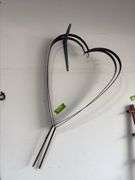 (2) 48" tall heart shaped plant hangers