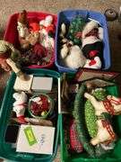 4 totes of Christmas