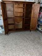 Pine cabinet 14D x 49L x 52H