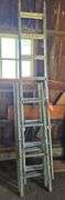 3 section tree stand ladder and  16' aluminum extension ladder
