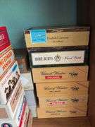 Large quantity of cigar boxes
