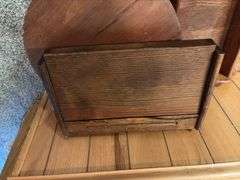 Small wood table, magazine rack, shelves, etc 6 pcs