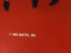 1963 Barbie and Midge doll case, (2) 1958 patent dolls, assorted clothes and patterns