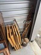 TV trays canes and walking sticks