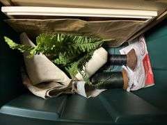 3 totes of Hallmark ornaments, glassware, pictures and frames etc...