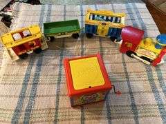 Fisher Price circus train and Jack in the Box