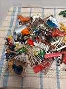 Bag of farm related toys