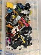 Matchbox style cars, 2 small totes