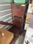 Set of four lift top storage chests three small one large - need a little TLC