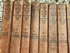 10 volume set The Works of Edgar Allan Poe copyright 1904