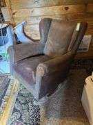 Antique leather chair