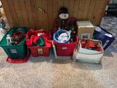 4 totes + of Christmas stuff!!!