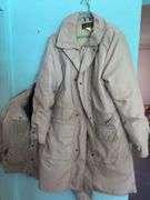 Two men’s winter jackets-XL Natural High down jacket needs cleaning, and Eddie Bauer goose down knee length coat, probably L/XL