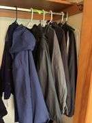 6 hangers of coats/jackets most XXL