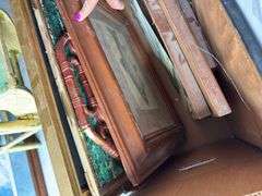 Two boxes of artwork