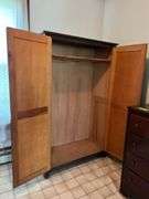 20D x 44L x 72H double door wardrobe