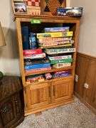 TV stand 17D x 32L x 51H NO CONTENTS