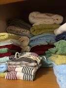 Towels, towels, towels-bath, kitchen, aprons Lots and lots!