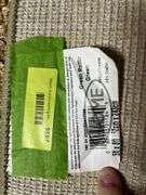 Green tone area rug 5 x 8