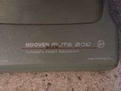Two vacuums-Hoover Elite and Sanitaire heavy duty