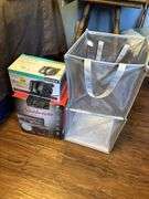 Electric pump, sunbeam heated blanket and portable hamper