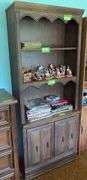 12D x 30L x74H bookcase with lower double doors No contents