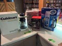 Cuisinart DLC-7 Super Pro food processor, coffee maker, Coffee Butler, S’mores Maker, Soda Club machine