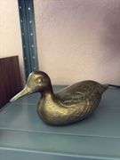 Heavy brass duck