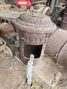 Old pot belly stove for parts